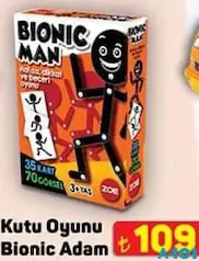 BİONİC ADAM KUTU OYUNU